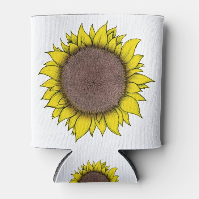 Sonnenblumen Dosenkühler (Vorderseite)