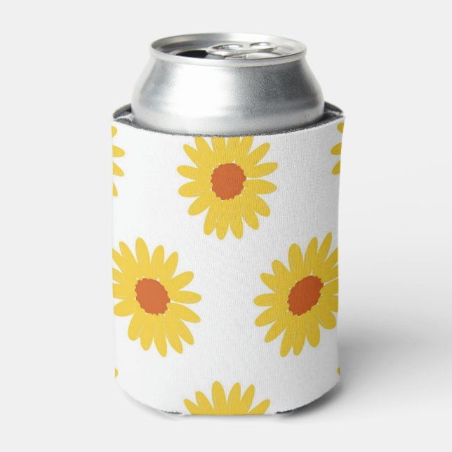 Sonnenblumen Elegante Drink Sommer Dosenkühler (Kanne Vorderseite)