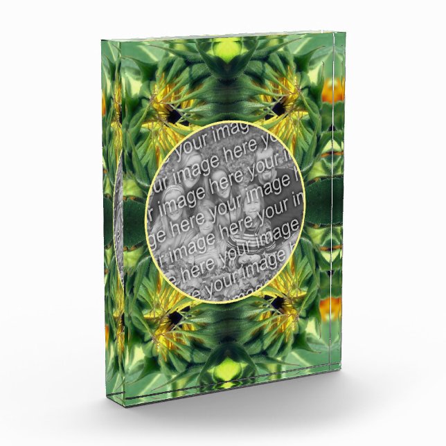 Sonnenblumen entfalten Ihre eigene Fotoblock (Links)