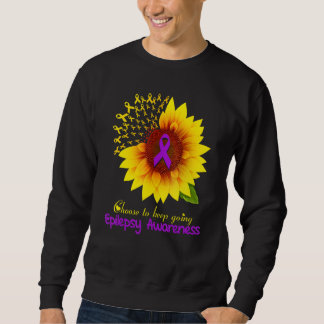 Sonnenblumen-Epilepsie Wählen Sie Weiterzumachen E Sweatshirt