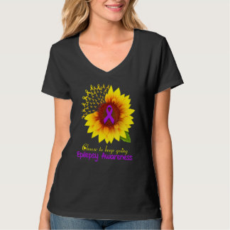 Sonnenblumen-Epilepsie Wählen Sie Weiterzumachen E T-Shirt
