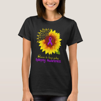 Sonnenblumen-Epilepsie Wählen Sie Weiterzumachen E T-Shirt