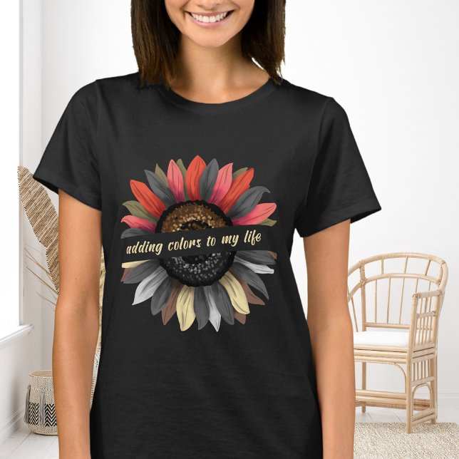 Sonnenblumen Erntedank Herbst Inspirationswomens T-Shirt (Von Creator hochgeladen)