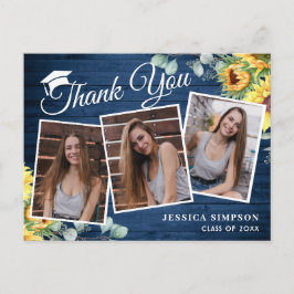 Sonnenblumen Eucalyptus 3 FOTO Abschluss Vielen Da Postkarte