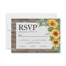 Sonnenblumen Eukalyptus Rustic Wood Wedding