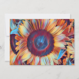 Sonnenblumen Feiertagskarte