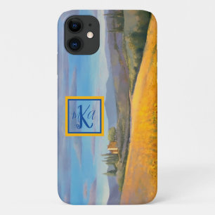 Sonnenblumen Feld Toskana Malerei zur Personalisie Case-Mate iPhone Hülle