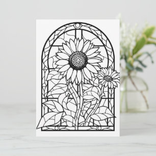 Sonnenblumen Festglas Farbe für Ihren eigenen Gr