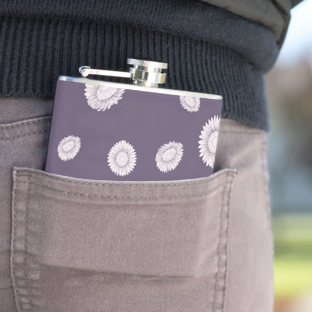 Sonnenblumen Flachmann (Beispiel)