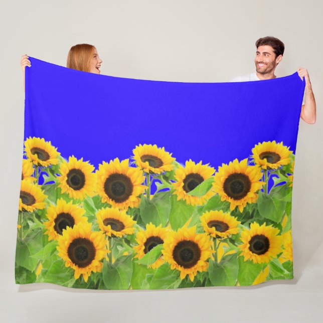 Sonnenblumen Fleece Blanket (Beispiel)