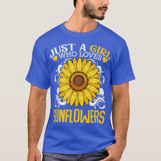 Sonnenblumen Florist Inspirierte Blume Botanische T-Shirt