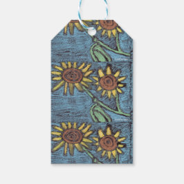 Sonnenblumen Forever - Kinder Kunst für CHOC Geschenkanhänger