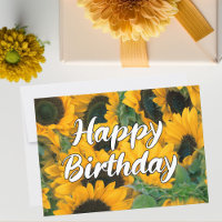 Sonnenblumen Foto Beautiful Custom Happy Geburtsta
