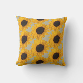 Sonnenblumen-Foto-Kissen  Kissen