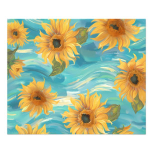 Sonnenblumen Fotodruck