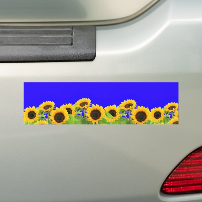 Sonnenblumen - Freiheit Ukraine Frieden ukrainisch Autoaufkleber (Auf Auto)