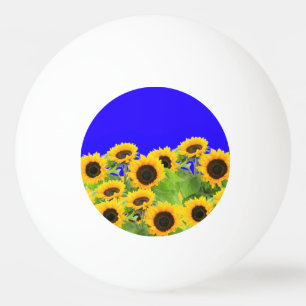 Sonnenblumen - Freiheit Ukraine Frieden ukrainisch Tischtennisball