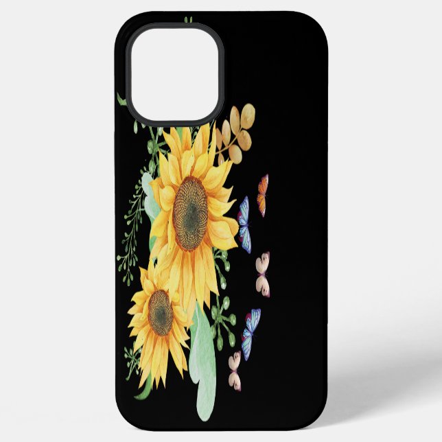 Sonnenblumen Frühling iPhone 12 Pro Max Hülle (Rückseite)