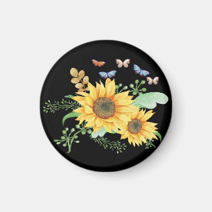 Sonnenblumen Frühling Magnet