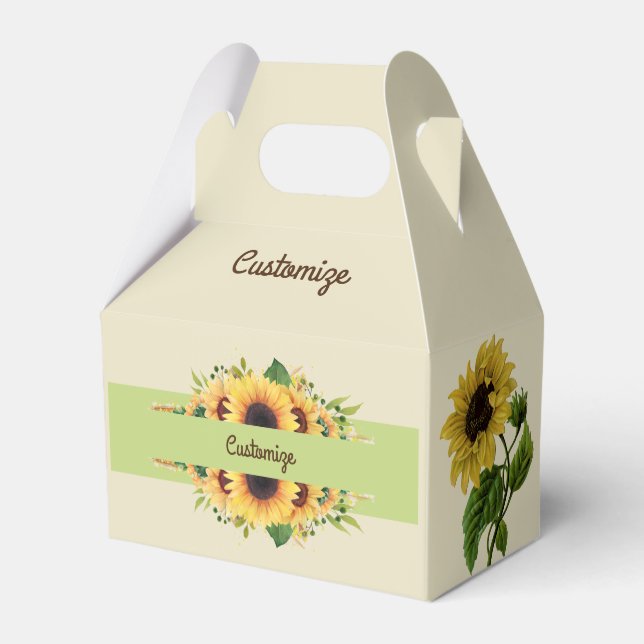 Sonnenblumen für jeden Anlass Gefälligkeitsbox Geschenkschachtel (Vorderseite)