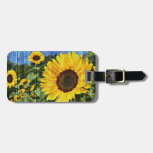 Sonnenblumen Gepäckanhänger