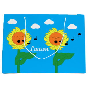 Sonnenblumen Gesang Große Geschenktüte