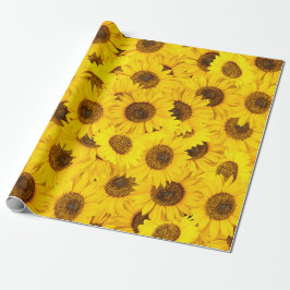 Sonnenblumen Geschenkpapier