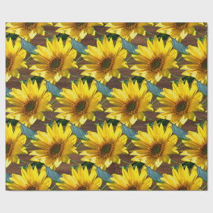 Sonnenblumen Geschenkpapier