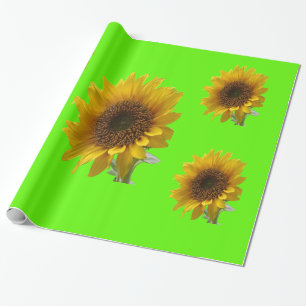 Sonnenblumen-Geschenkpapier Geschenkpapier