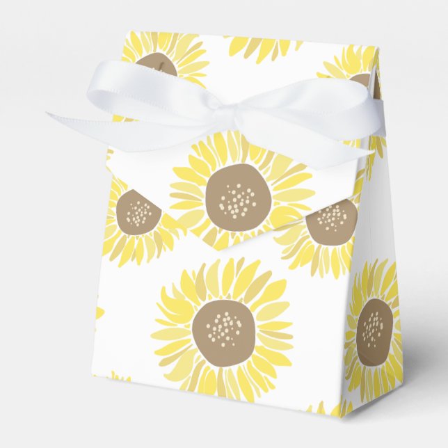 Sonnenblumen Geschenkschachtel (Vorderseite)