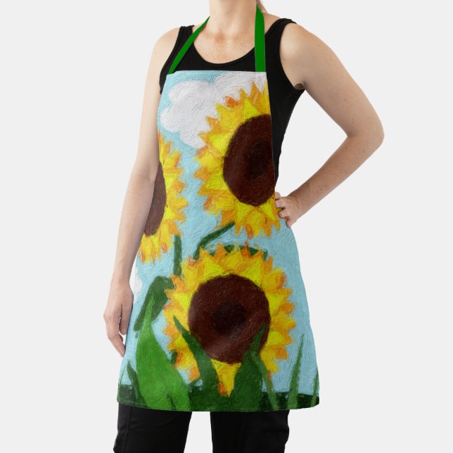 Sonnenblumen gestrichen schürze (InSitu)