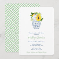 Sonnenblumen Ginger Jar Gender Neutral Baby Dusche