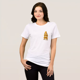 Sonnenblumen-Gnom Versteckte Lächeln unter dem Gol Tri-Blend Shirt