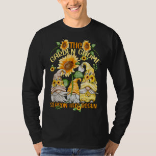 Sonnenblumen Gnoma für Gardener & Florist Funny Ga T-Shirt