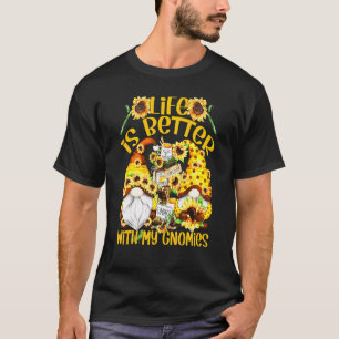 Sonnenblumen-Gnome für Gärtner mit meinen Gnomies T-Shirt