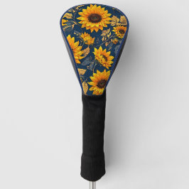 Sonnenblumen Golf Head Cover - T-Shirt in Bloom Golf Headcover