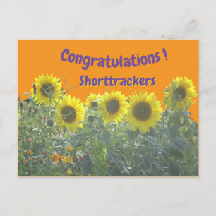 Sonnenblumen Gratulation Kundentext Postkarte