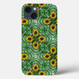 Sonnenblumen grün Case-Mate iPhone hülle
