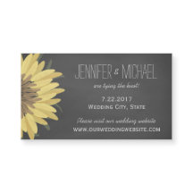 Sonnenblumen-Halbpension Rustikale Hochzeit speich