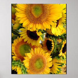 Sonnenblumen Happy Yellows Poster Wall Deco