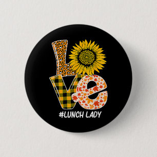 Sonnenblumen Herbst Liebe Mittagessen Lady Funny D Button