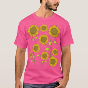 Sonnenblumen Hippie Blume Blüten Natur S T-Shirt