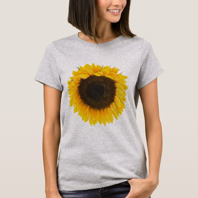 Sonnenblumen-Hochzeitsfeier T-Shirt (Vorderseite)