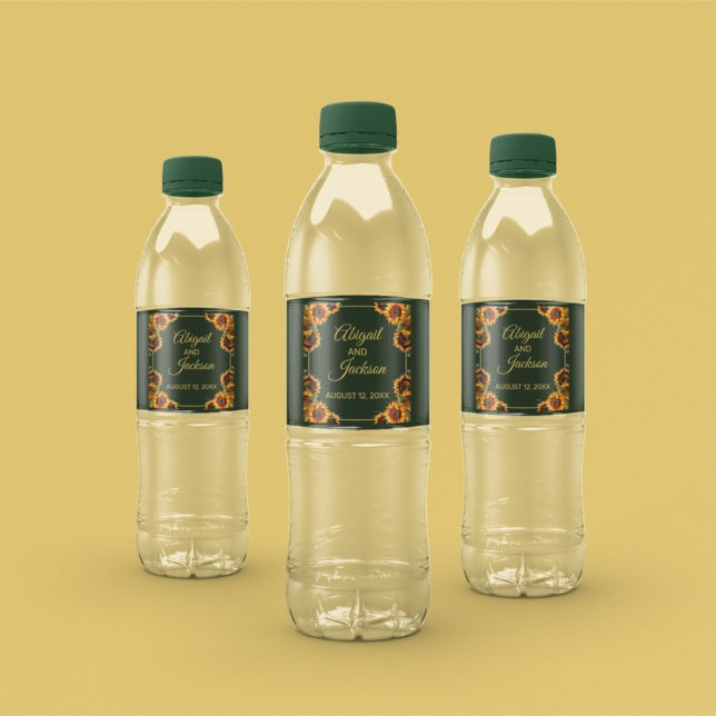 Sonnenblumen Hochzeitwald Grün & Gold (Von Creator hochgeladen)