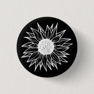 Sonnenblumen Hübsche Blume mehrfarbige Wildblume Button