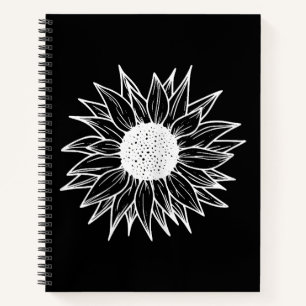 Sonnenblumen Hübsche Blume mehrfarbige Wildblume Notizbuch