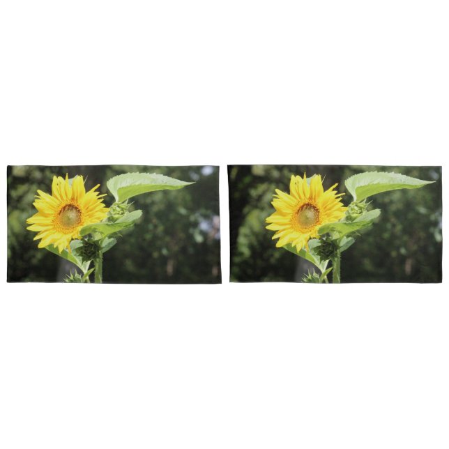 Sonnenblumen-Hüllen Kissenbezug (Rückseite-Set)