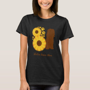 Sonnenblumen-Hundemama Tibetan Terrier T-Shirt