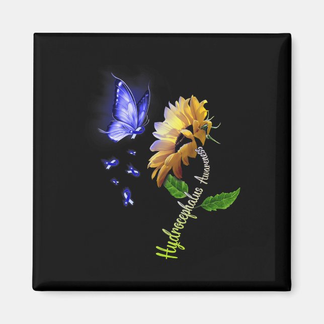 Sonnenblumen Hydrocephalus Sensibilisierung 2 Magnet (Vorne)
