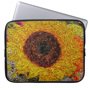 Sonnenblumen-Impressionen Laptopschutzhülle